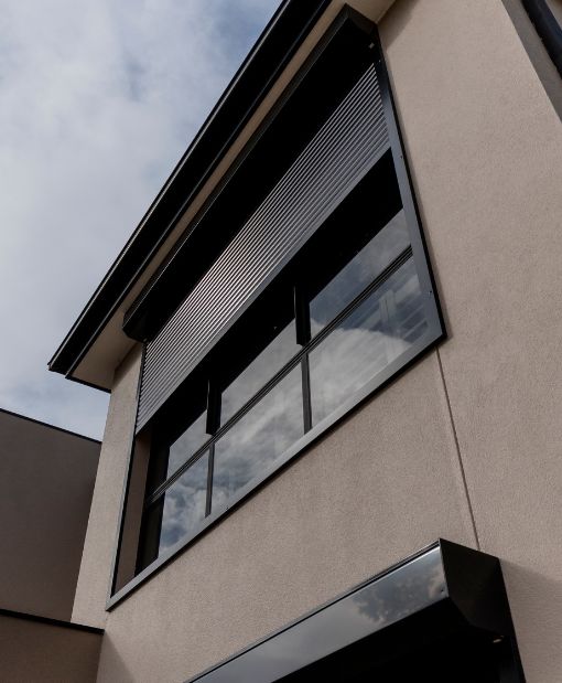 Black ThermoShield Residential Roller Shutters